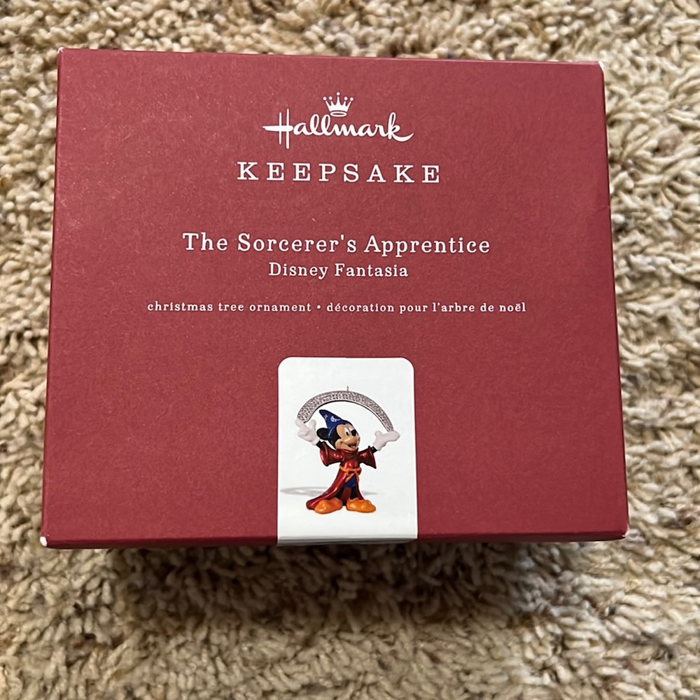 BNWT limited edition Hallmark Keepsake Disney The Sorcerer’s Apprentice ornament